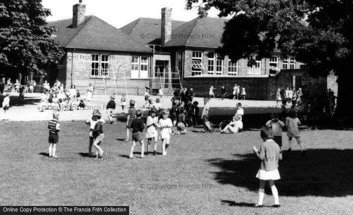 Photo of Skellow, Primary School, Children On Playground c.1960