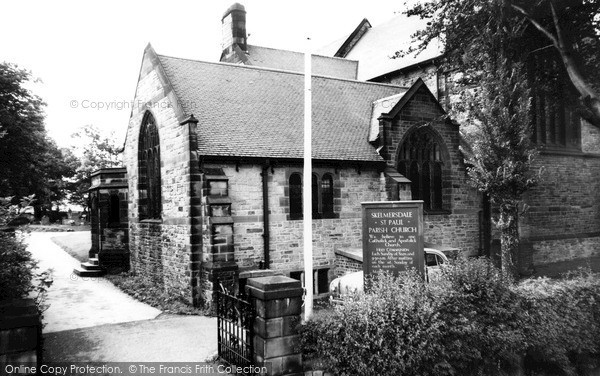 Photo of Skelmersdale, St Paul's Parish Church c.1960