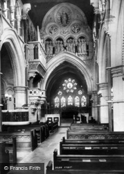 Skelton-on-Ure, The Church Interior 1895, Skelton On Ure