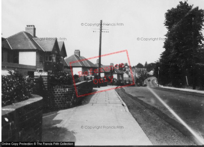 Photo of Sketty, Gower Road c.1939
