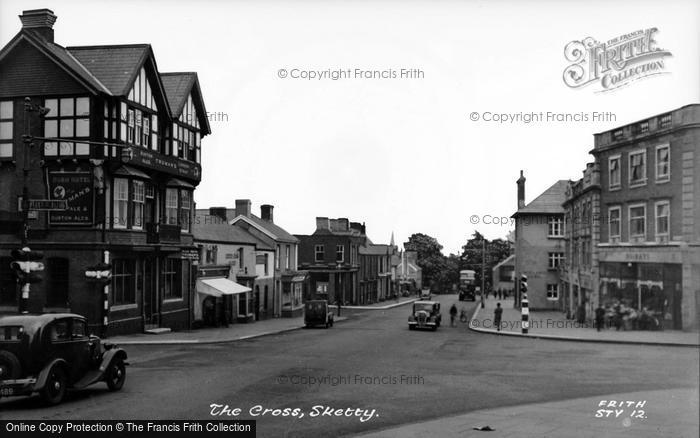 Photo of Sketty, The Cross c.1950