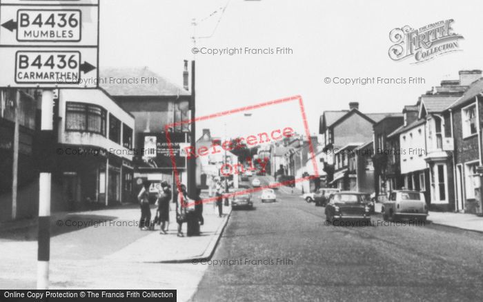 Photo of Sketty, The Cross c.1965