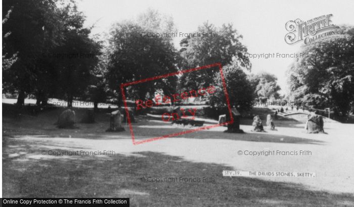 Photo of Sketty, The Druids' Stones c.1950