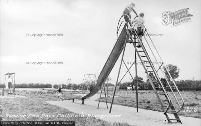 Photo of Skewen, The Park, Children's Playground c.1955