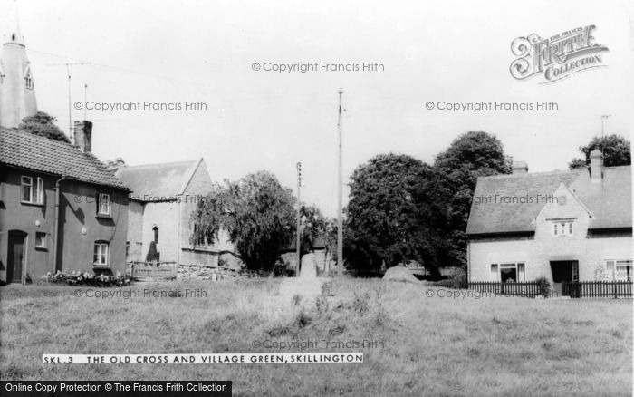 Photo of Skillington, Old Cross And Village Green c.1965