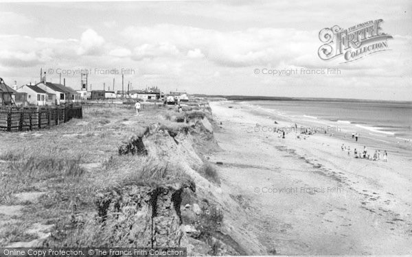 Photo of Skipsea, The Beach And Cliffs c.1960