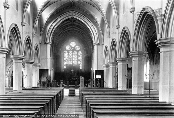 Photo of Skipton, Christ Church Interior 1900