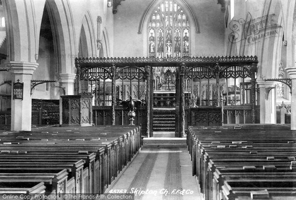 Photo of Skipton, Church Interior 1900