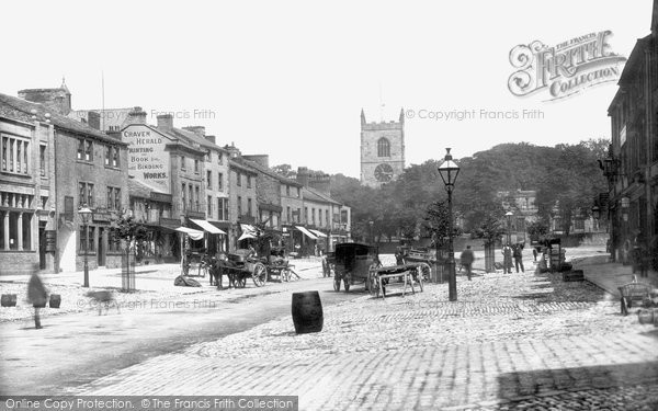 Photo of Skipton, High Street 1900
