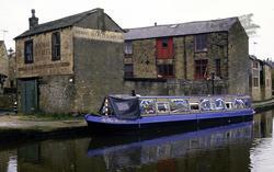 Narrowboat At  Derelict Wharf, Leeds & Liverpool Canal 1998, Skipton