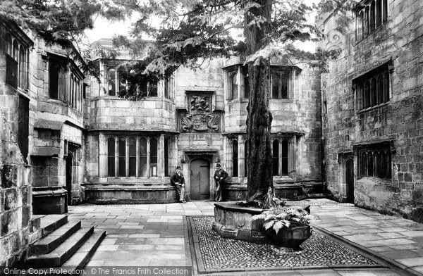 Photo of Skipton, The Castle Courtyard 1893