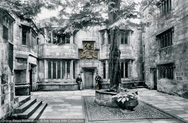 Photo of Skipton, The Castle Courtyard 1893