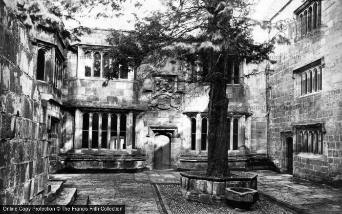 Photo of Skipton, The Castle Courtyard c.1874