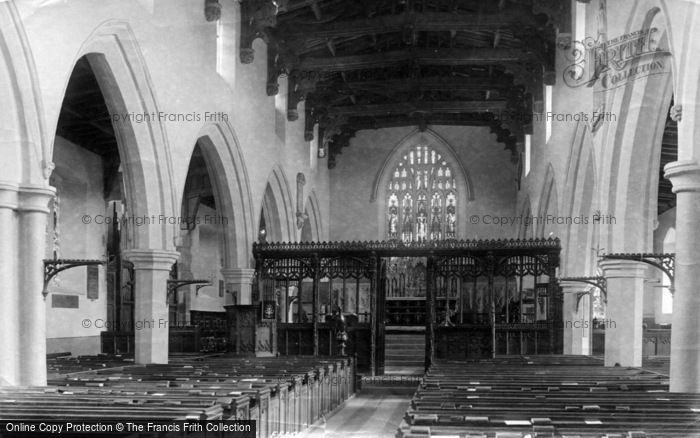 Photo of Skipton, The Church Interior 1893