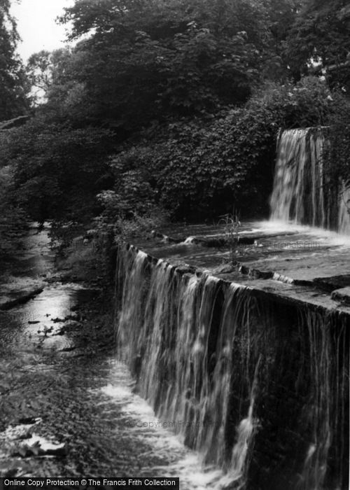 Photo of Skipton, Woods, The Waterfall c.1960