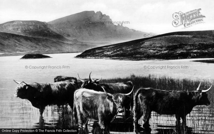 Photo of Skye, Loch Fada And Storr Rock c.1930