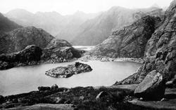 Skye, Lochs Scavaig, Coruisk And The Coolins c.1930, Isle Of Skye
