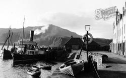 Skye, Portree Pier c.1932, Isle Of Skye