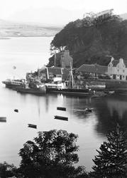 Skye, Portree Pier c.1932, Isle Of Skye