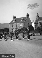 Skye, Portree, Pipe Band c.1935, Isle Of Skye