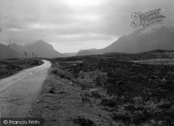 Skye, South Of Portree, Sligachan Road 1962, Isle Of Skye