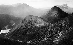 Skye, The Coolins, Black & Red, From Clach Glas c.1930, Isle Of Skye