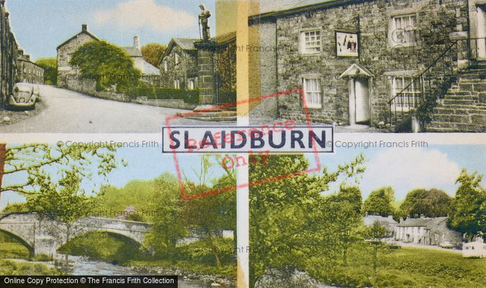 Photo of Slaidburn, Composite c.1950