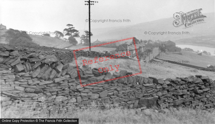 Photo of Slaithwaite, A View Of The Village c.1955