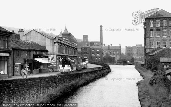 Photo of Slaithwaite, Carr Lane And The Canal c.1955