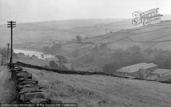 Photo of Slaithwaite, General View c.1955