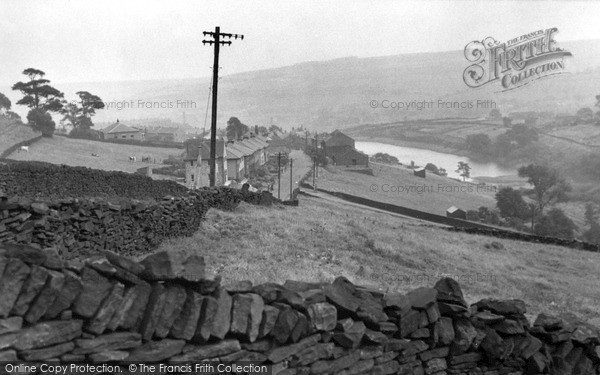 Photo of Slaithwaite, View Of The Village c.1955