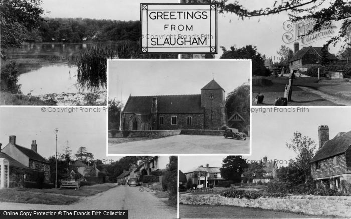 Photo of Slaugham, Composite c.1955