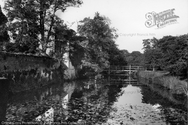 Photo of Slaugham, Slaugham Place, The Moat c.1955