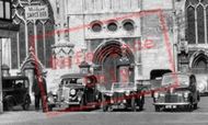 Cars, Market Place c.1955, Sleaford