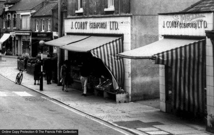Photo of Sleaford, J Corby's Store, Southgate c.1965