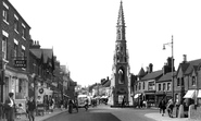 South Gate And The Handley Monument c.1950, Sleaford