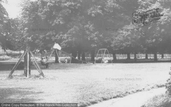 Photo of Sleaford, The Playground c.1965