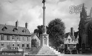 Sleaford, War Memorial c1950