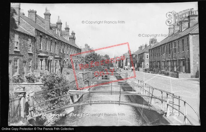 Photo of Sleaford, West Banks c.1955