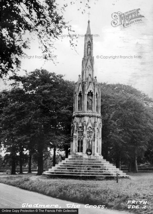 Photo of Sledmere, The Cross c.1960