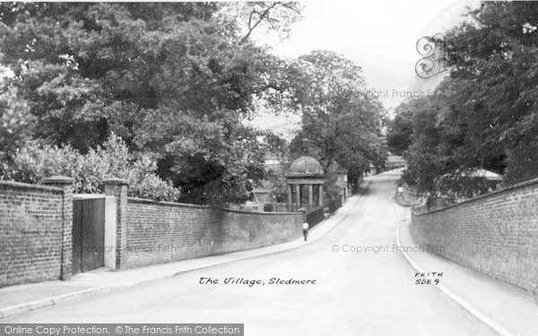 Photo of Sledmere, The Village c.1960