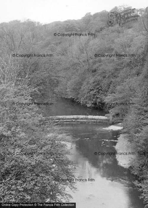 Photo of Sleights, River Esk, The Salmon Leap c.1955