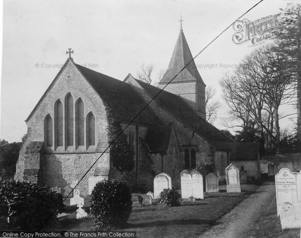 Photo of Slindon, St Mary's Church 1890
