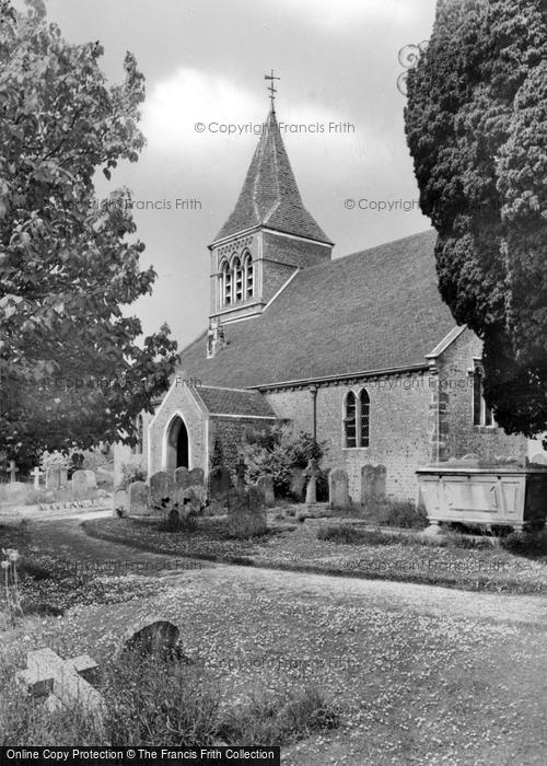Photo of Slindon, St Mary's Church c.1960