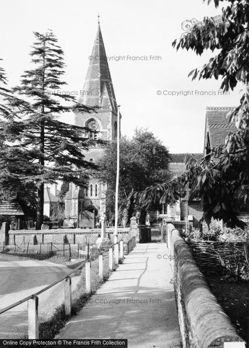 Photo of Slinfold, St Peter's Church c.1955
