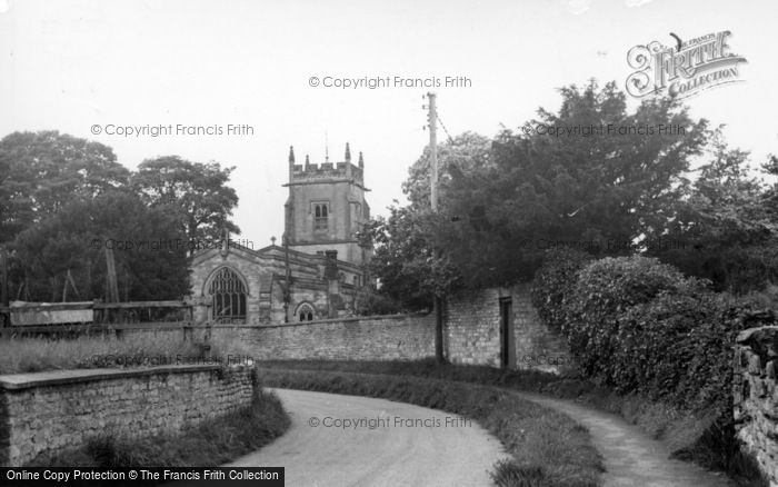 Photo of Slingsby, Church Lane And All Saints Church c.1955