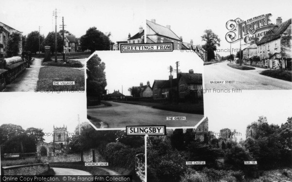 Photo of Slingsby, Greetings From Slingsby Composite c.1955