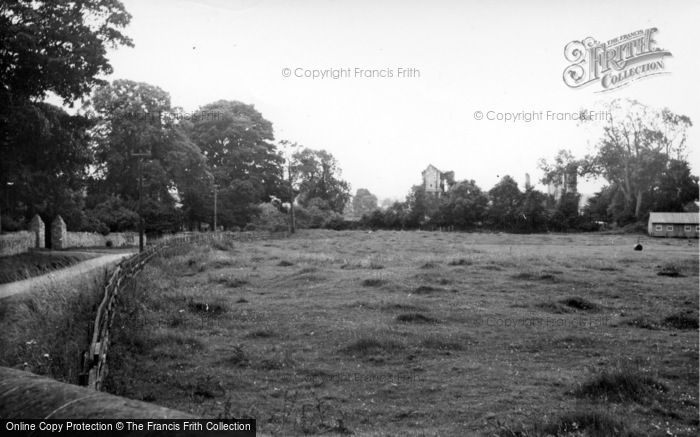 Photo of Slingsby, Playing Field And Castle c.1955