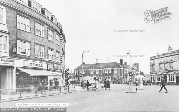 Photo of Slough, High Street And William Street c.1965