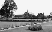 Slough, Town Hall from the Park c1950
